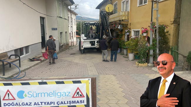ORTAKÖY’DE DOĞALGAZ ÇALIŞMALARI YENİDEN BAŞLADI